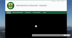 Desktop Screenshot of hanselishof.de